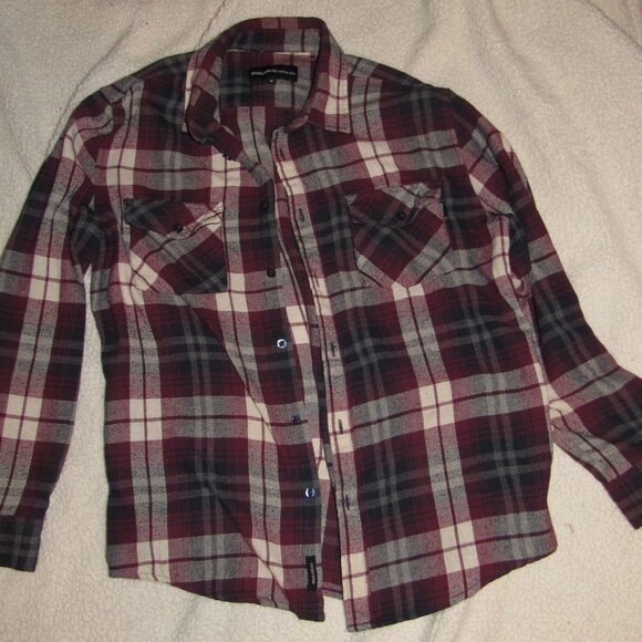 Molokai Surf Co. Flannel Light Jacket/Shirt Size M Poly/Cotton 2 Pockets - Picture 6 of 6